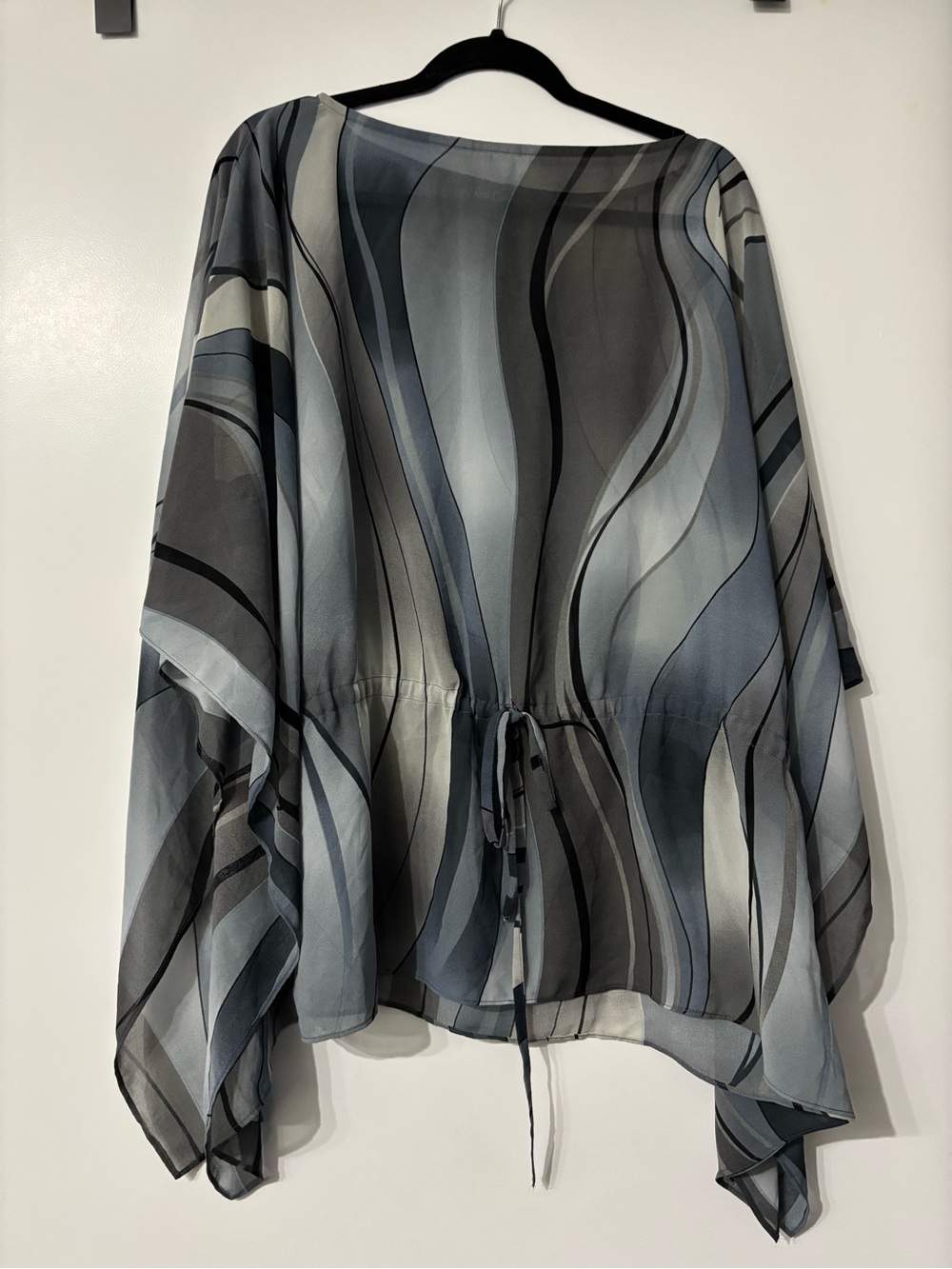 Chiffon kaftan beach swim coverup